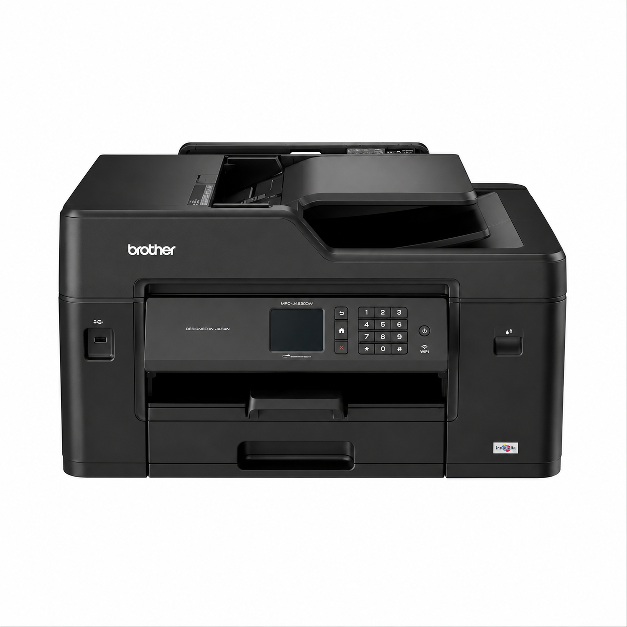 Brother MFC-J3530DW A3 Multifunction Printer front view showing control panel and ADF.