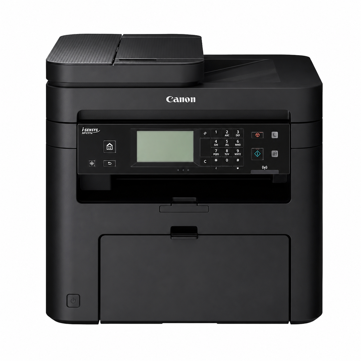 Canon i-SENSYS MF237w wireless mono laser all-in-one printer front view