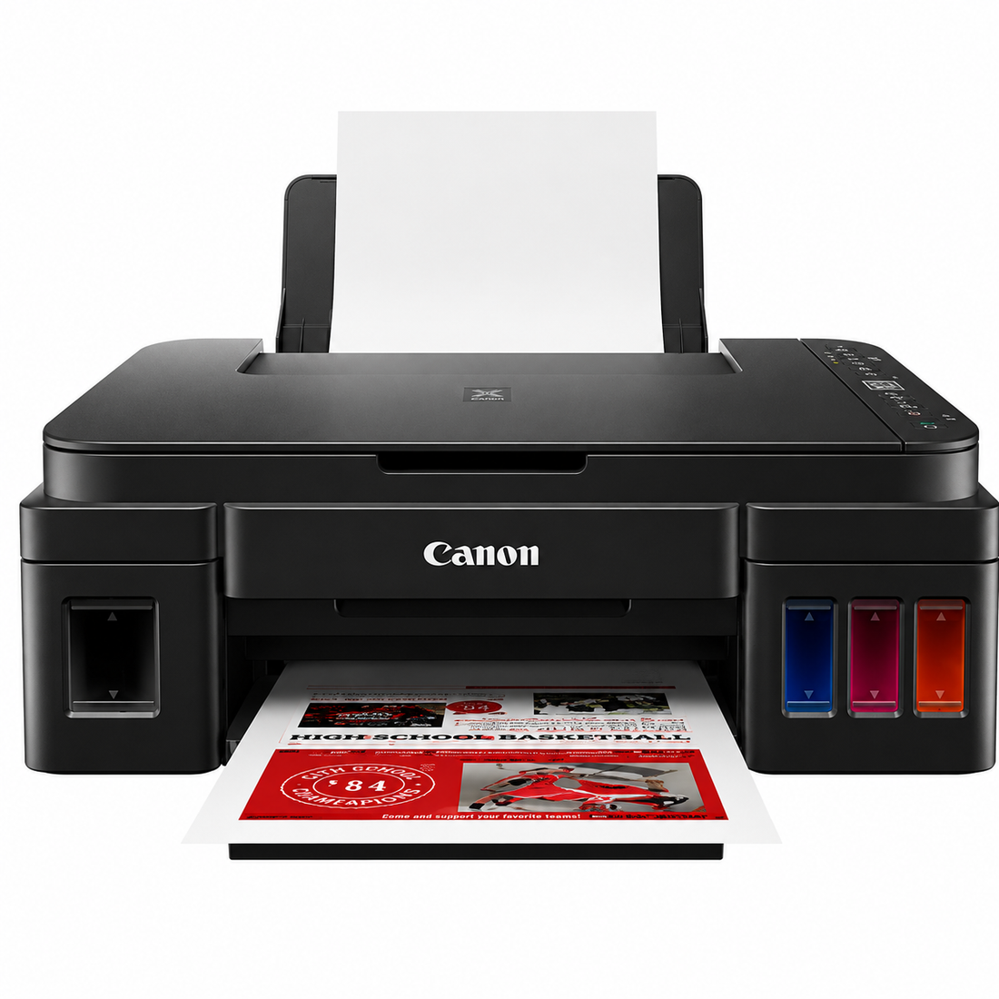 Canon PIXMA G3410 Wi-Fi ink tank all-in-one printer front view