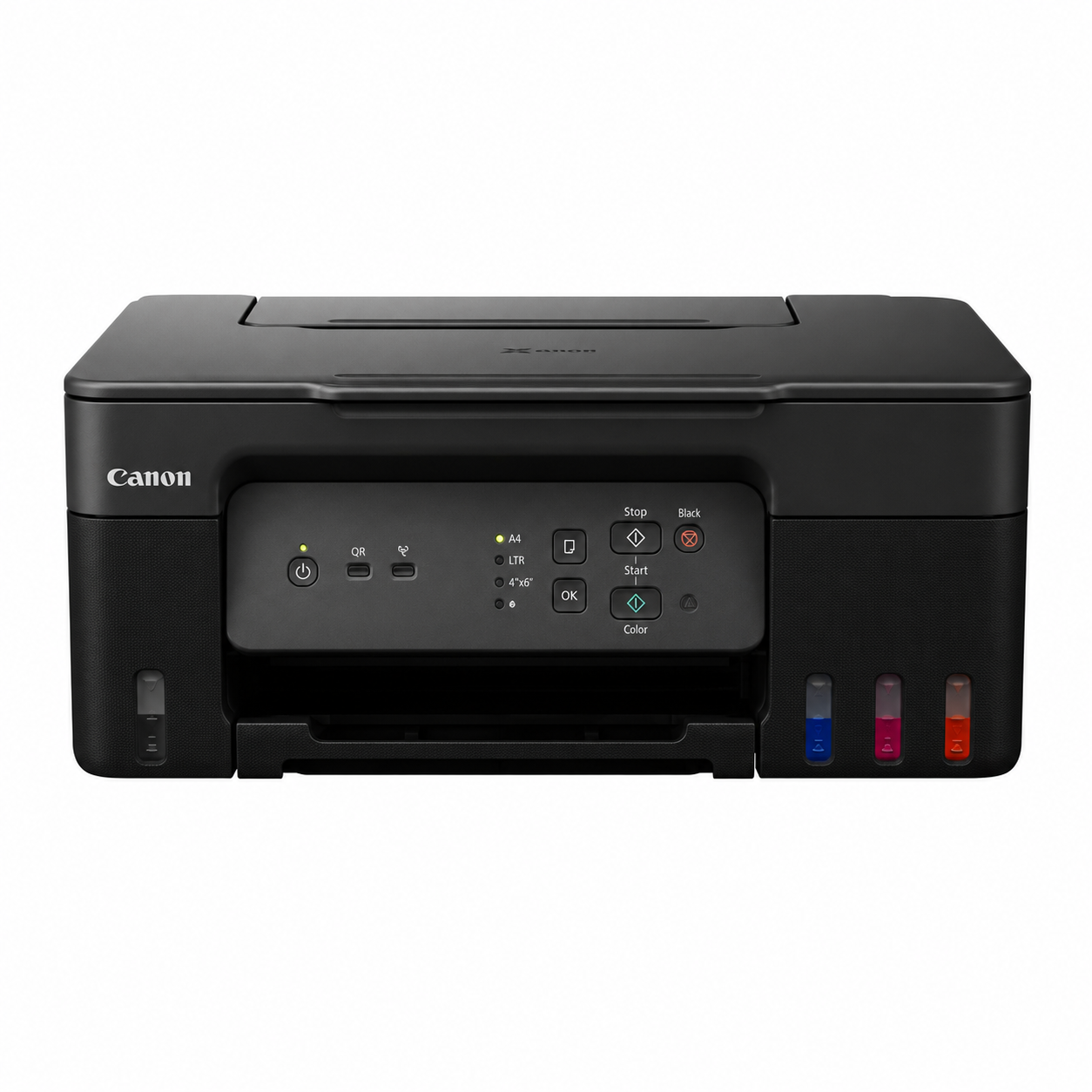 Canon PIXMA G3430 Wi-Fi refillable Mega-Tank all-in-one printer front view