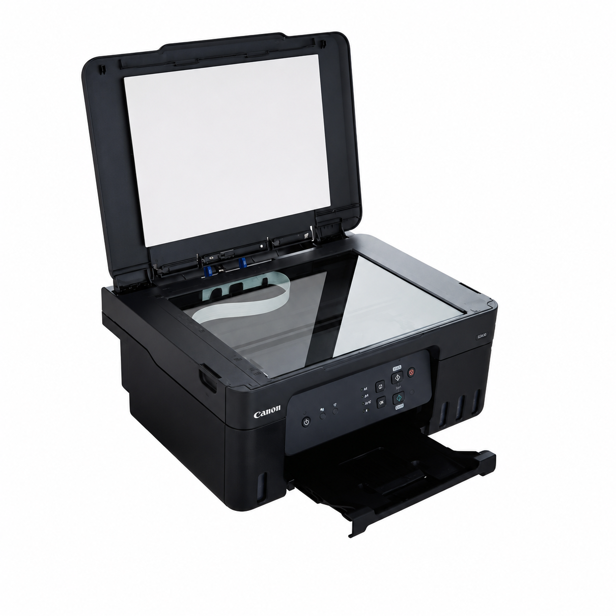 Canon PIXMA G3430 top control panel with Wi-Fi connection buttons and printer controls