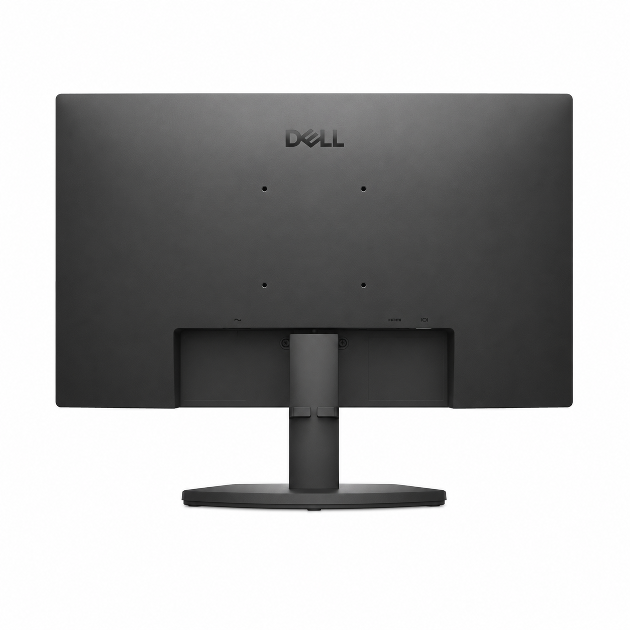 Dell SE2425HM black IPS monitor rear view showing the Dell logo, VESA mount area and clean back panel design.