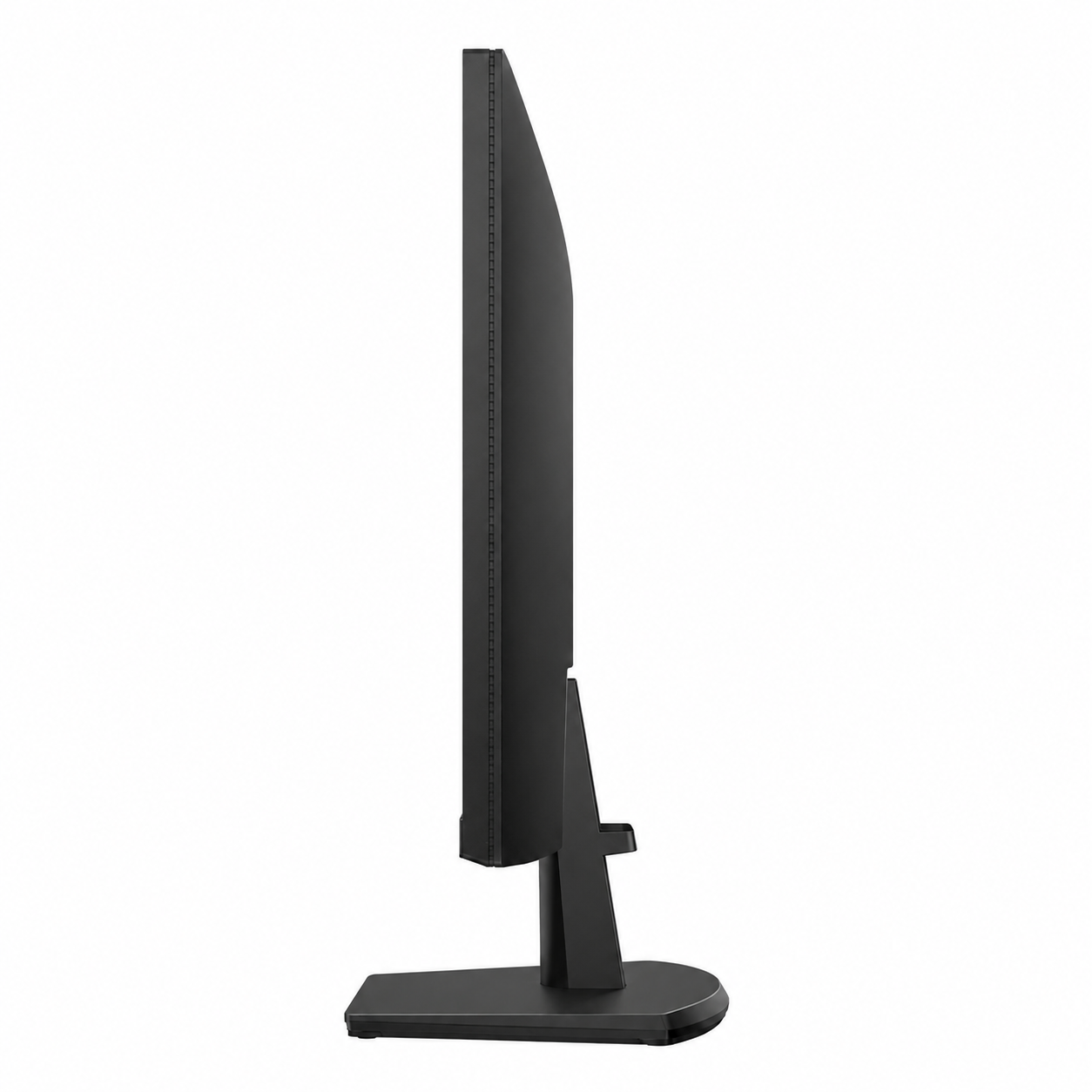 Dell SE2425HM Full HD monitor right-side view showing the slim black IPS display profile and tilt stand design.