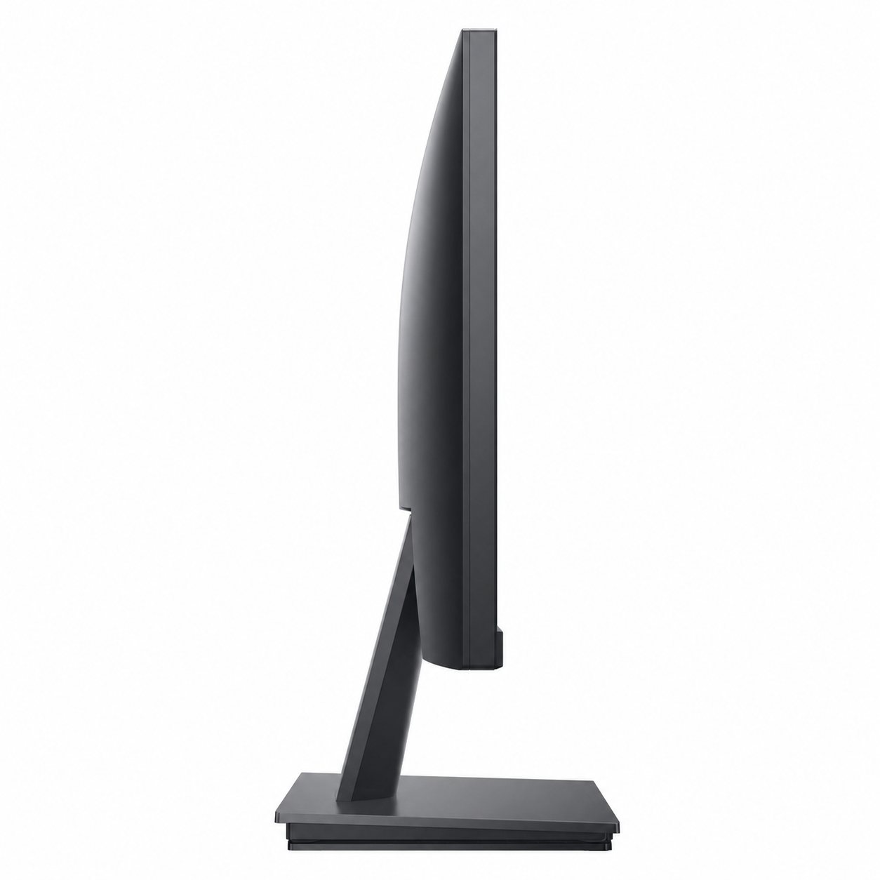 Dell E2020H HD+ monitor right-side view showing the slim LED display profile and tilt stand.