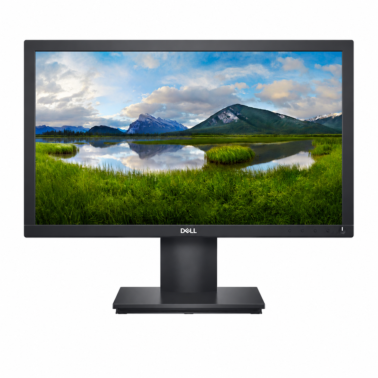 Dell E2020H 20-inch HD+ monitor front view showing the 19.5-inch display and simple office monitor design.