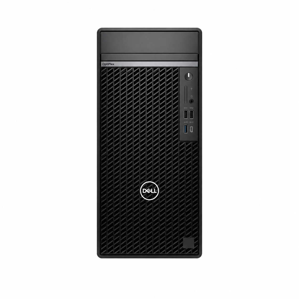 Dell OptiPlex 7020 MT Desktop PC front view showing tower chassis and front I/O ports.