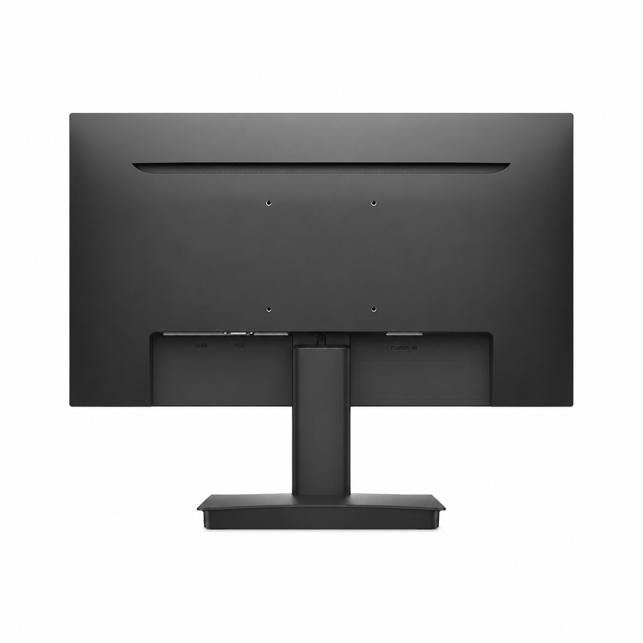 Dell SE2225HM VA monitor rear view showing the Dell logo, VESA mount area and clean back panel design.