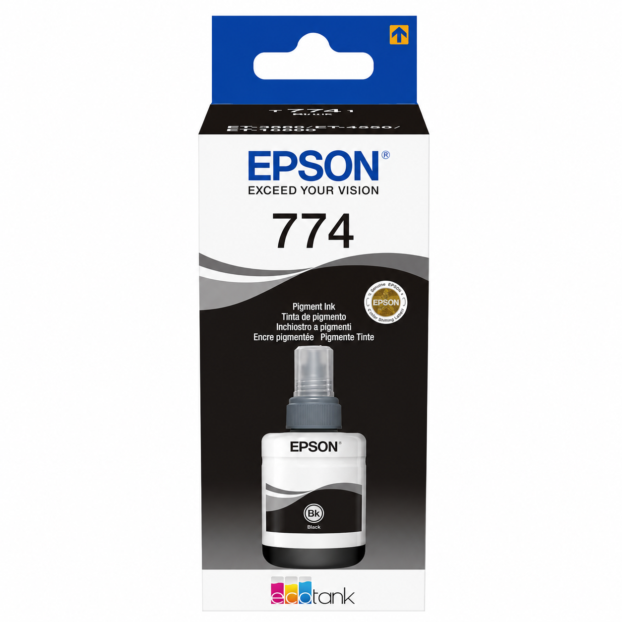 Epson 774 Pigment Black Ink Bottle 140ml - C13T77414A