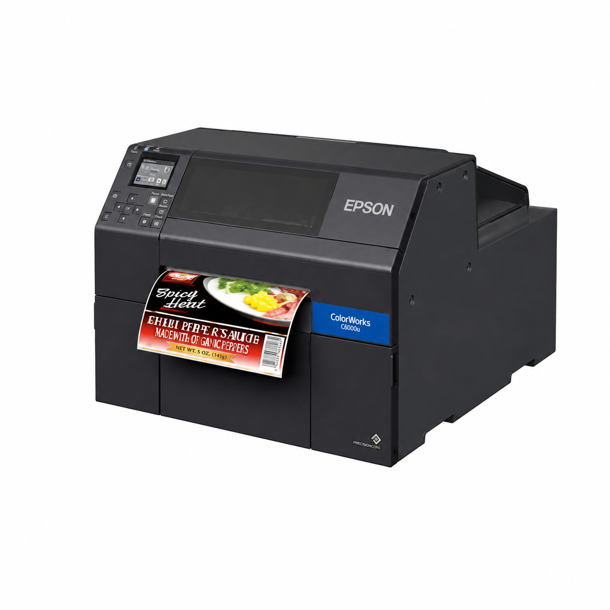 Epson ColorWorks C6500Ae (MK) 8-Inch Industrial Color Label Printer with Auto Cutter