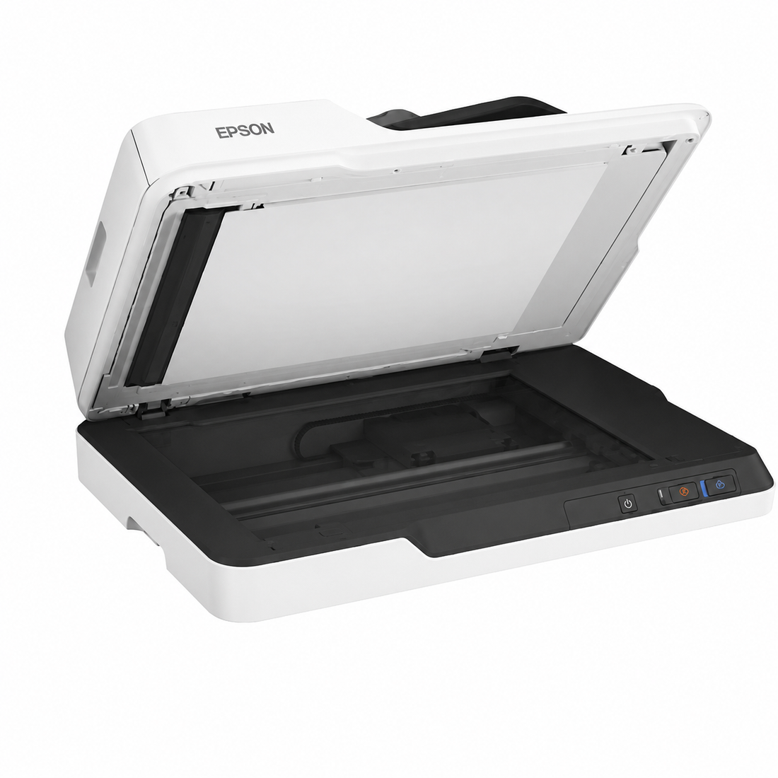 Epson WorkForce DS-1630 flatbed document scanner front view with automatic document feeder