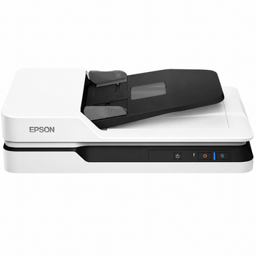 Epson WorkForce DS-1630 flatbed document scanner front view with automatic document feeder