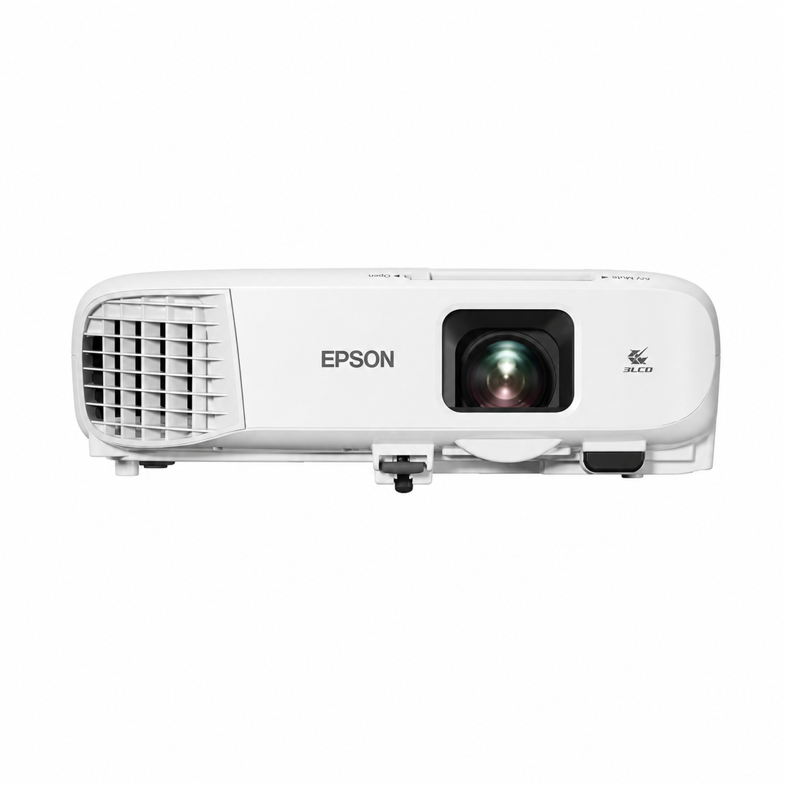 Epson EB-982W WXGA 3LCD business projector front view in white