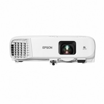 Epson EB-982W WXGA 3LCD business projector front view in white