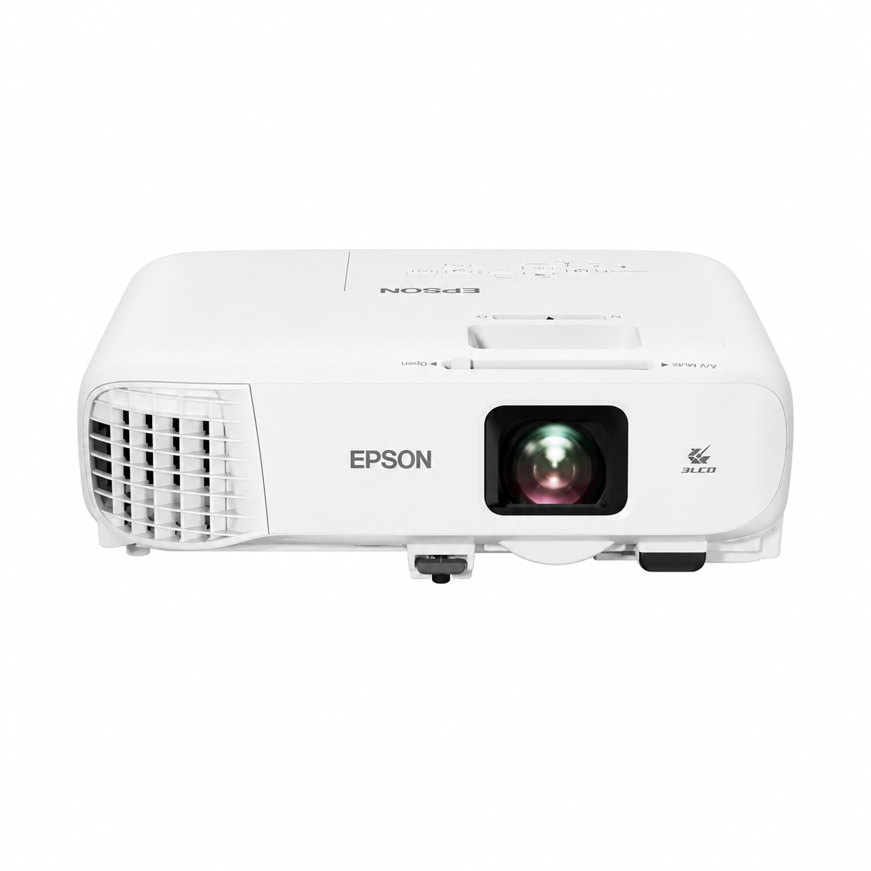 Epson EB-992F Full HD 3LCD wireless projector front view in white