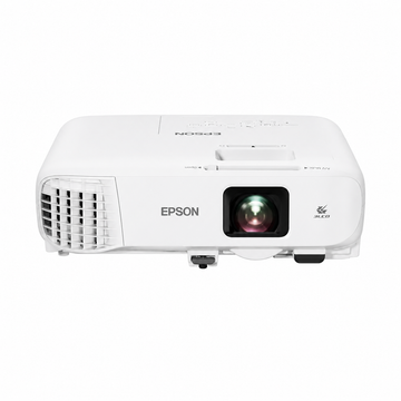 Epson EB-992F Full HD 3LCD wireless projector front view in white