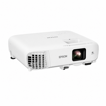 Epson EB-992F 4000-lumen Full HD projector front-left angled view