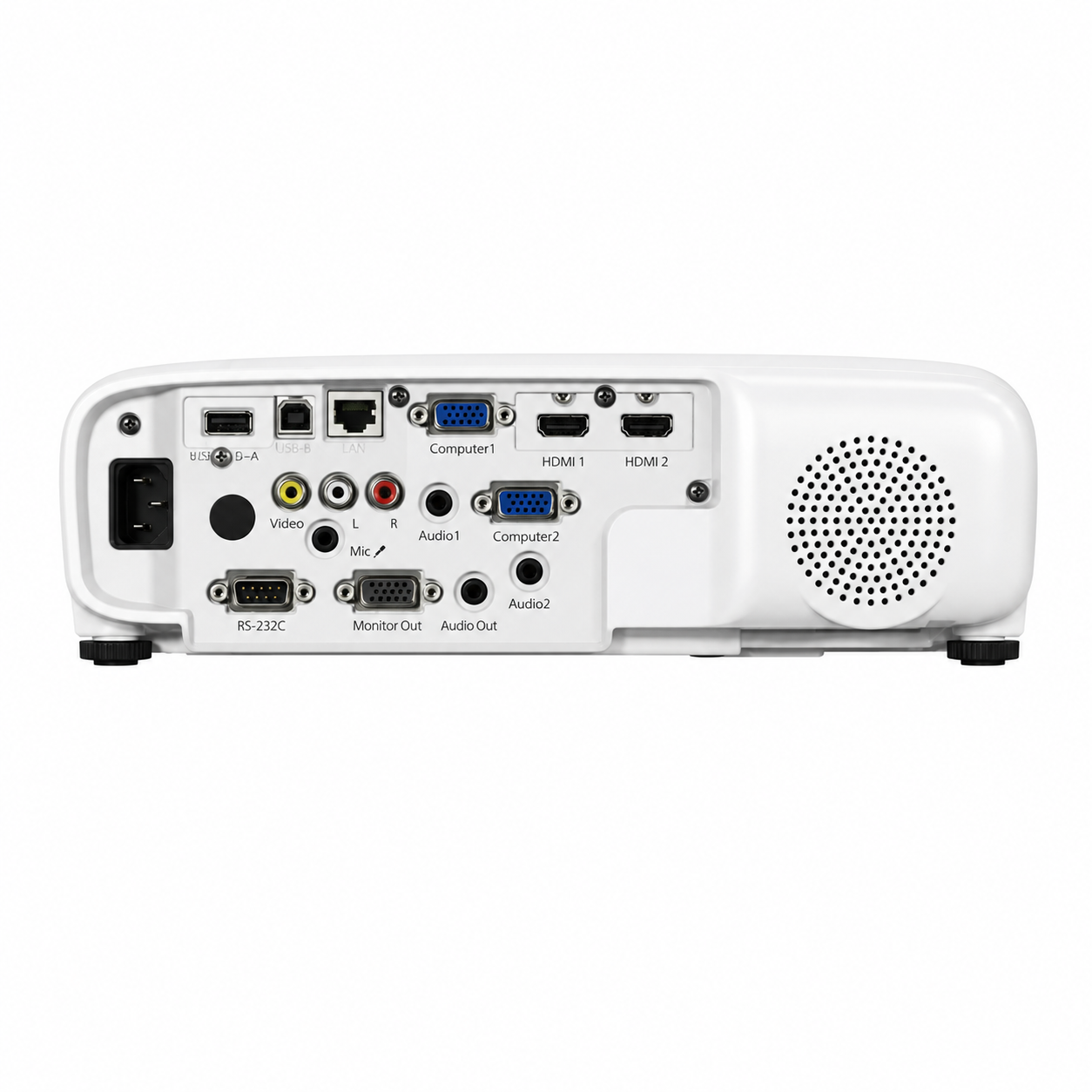Epson EB-992F projecting a bright Full HD business presentation on a large screen