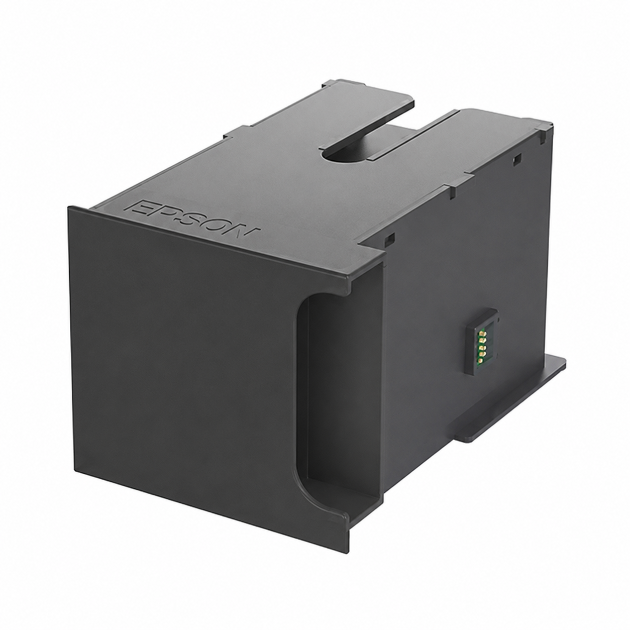 Epson ET-7700 Series Maintenance Box C13T04D000 side view showing replacement waste ink collection unit.