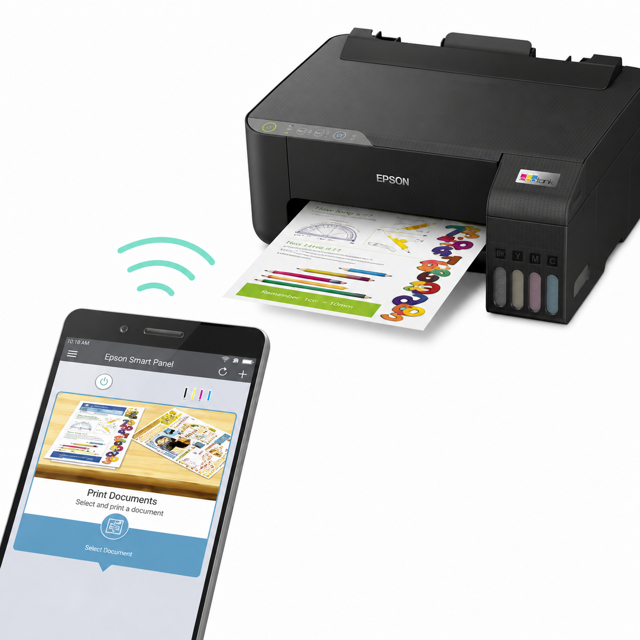 Epson EcoTank L1250 Wireless Ink Tank Printer with Wi-Fi and Epson Smart Panel Support