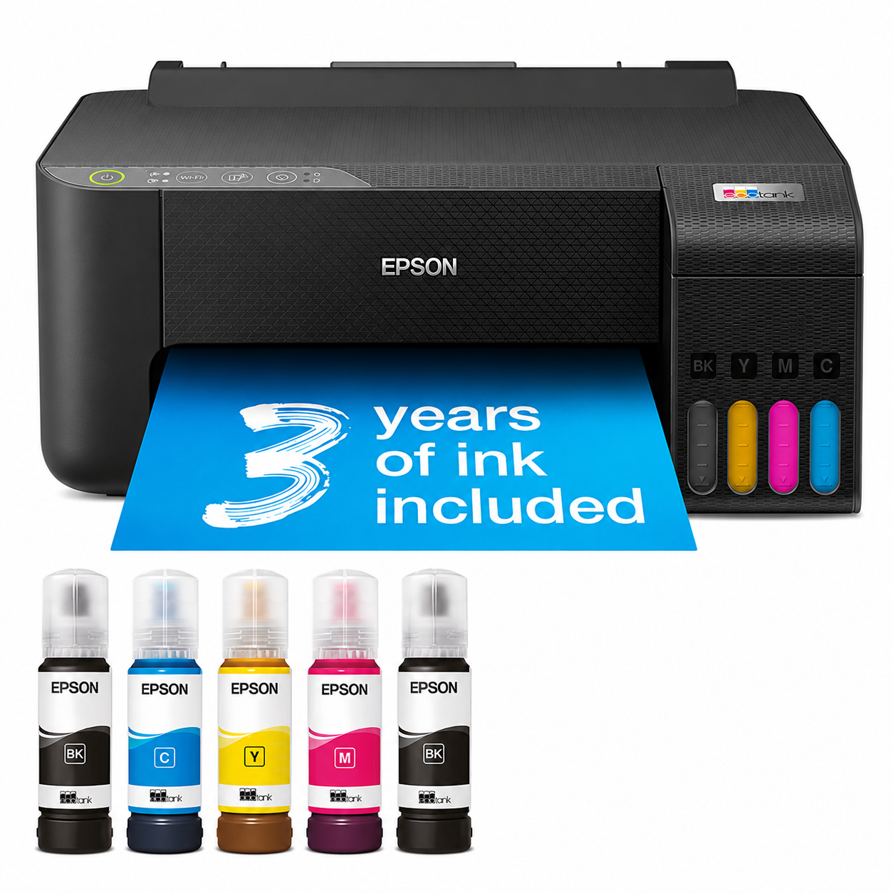 Epson EcoTank L1250 Wireless Ink Tank Printer with Wi-Fi and Epson Smart Panel Support