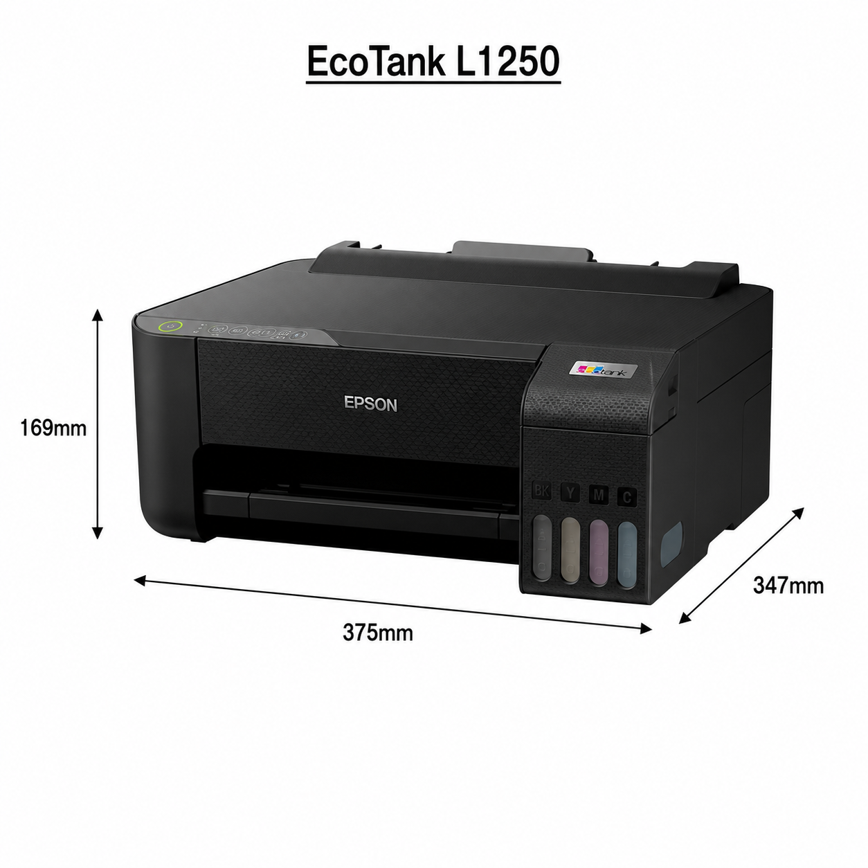 Epson EcoTank L1250 Wireless Ink Tank Printer with Wi-Fi and Epson Smart Panel Support