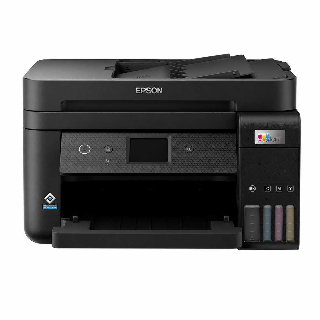 Epson EcoTank L6290 black all-in-one ink tank printer, front view