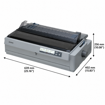 Epson LQ-2190 24-Pin Wide Carriage Dot Matrix Printer for Business and ERP Applications