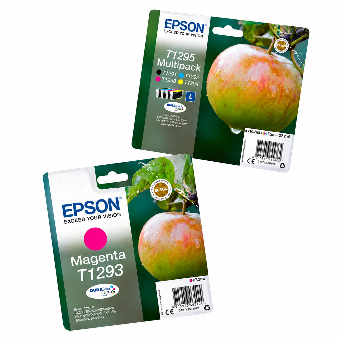 Epson T1295 Apple DURABrite Ultra Set Ink Cartridge