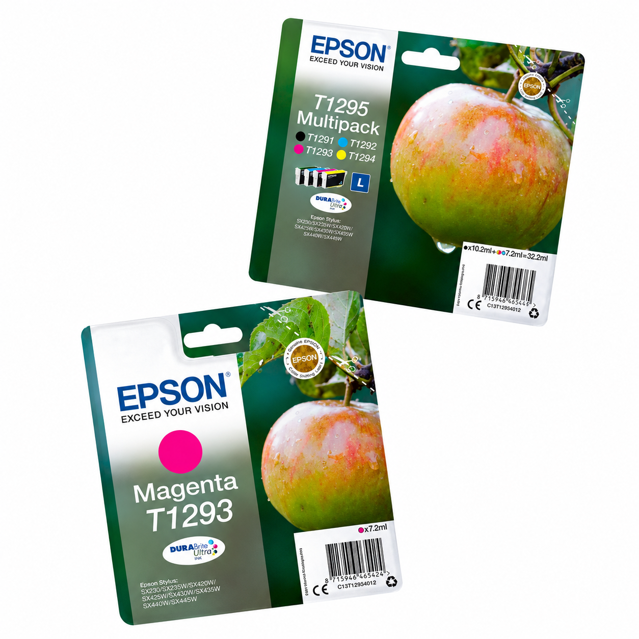 Epson T1295 Apple DURABrite Ultra Set Ink Cartridge