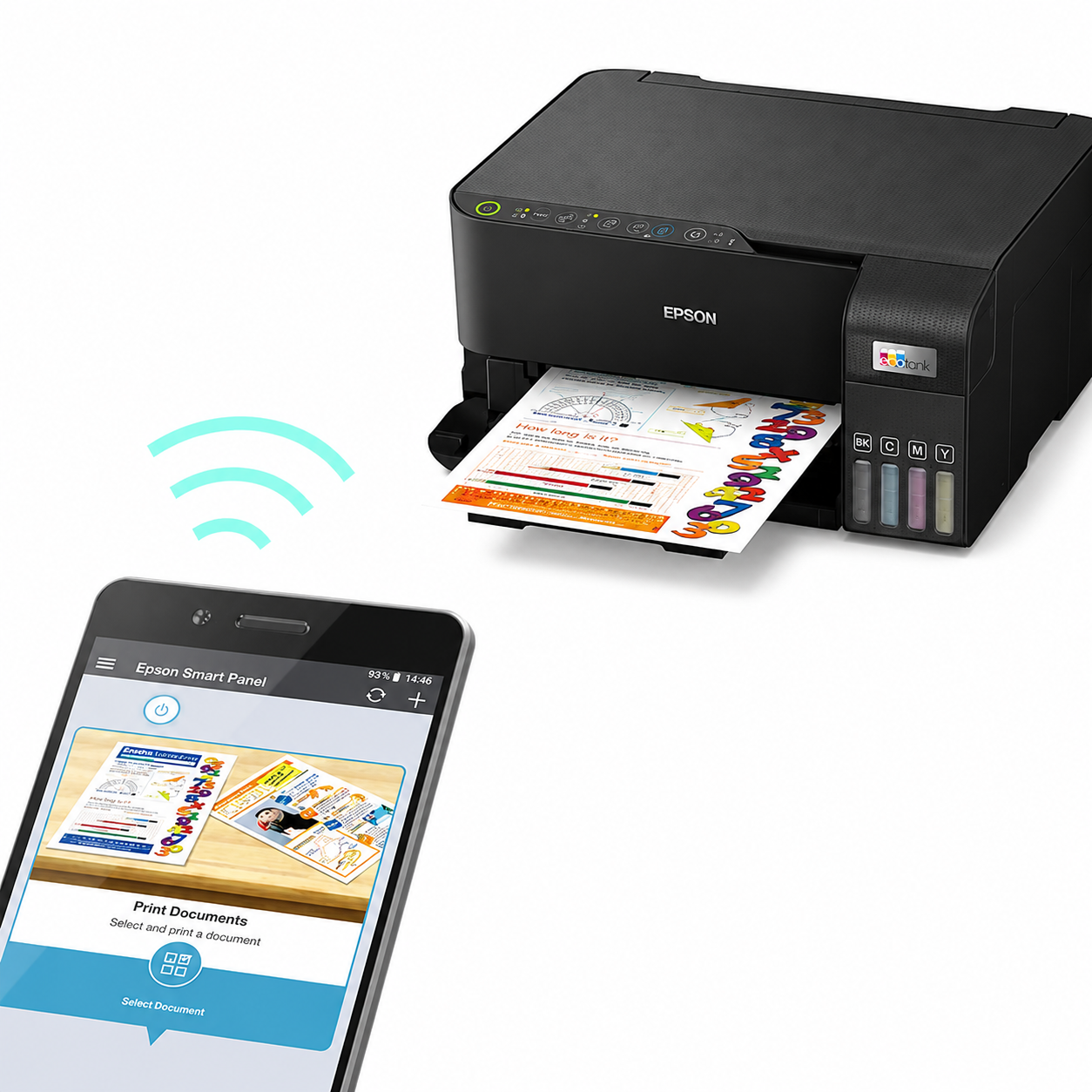 Epson EcoTank L3550 Wireless All-in-One Ink Tank Printer with Wi-Fi Connectivity