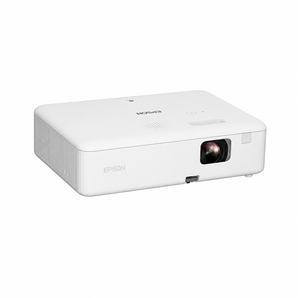 Epson CO-W01 compact WXGA projector front-right angled view