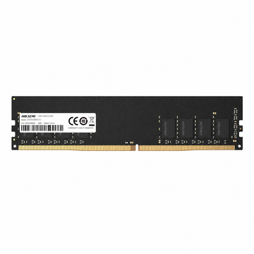 Crucial 16GB DDR5 5600MT/s UDIMM desktop RAM label side view with memory chips and gold connector pins