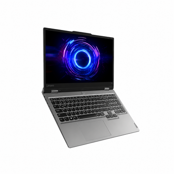 HP Victus 15-fa2082wm RTX 4050 gaming laptop, open three-quarter view showing the screen, keyboard and touchpad