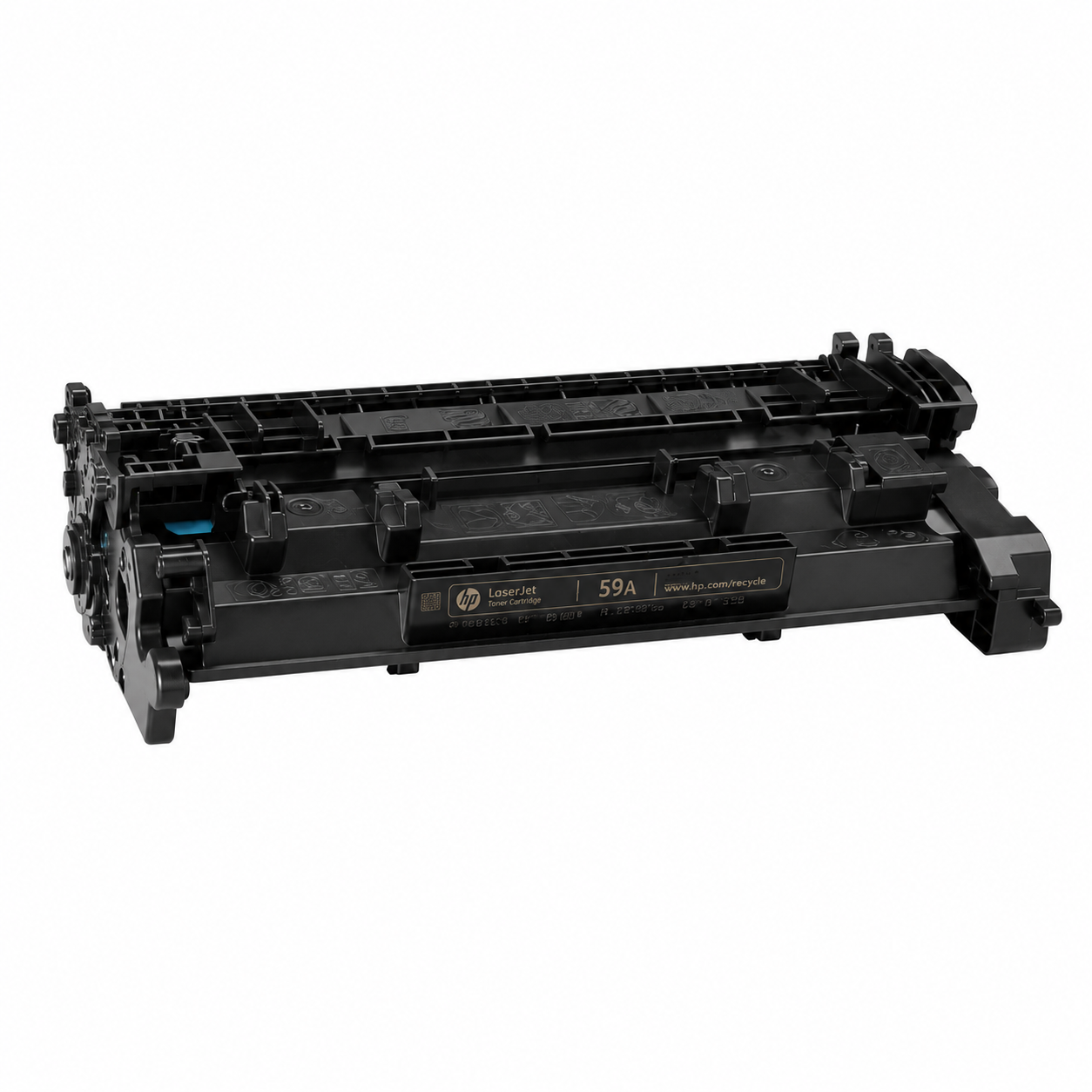 HP 59A Black Original LaserJet Toner Cartridge CF259A showing genuine HP black toner.
