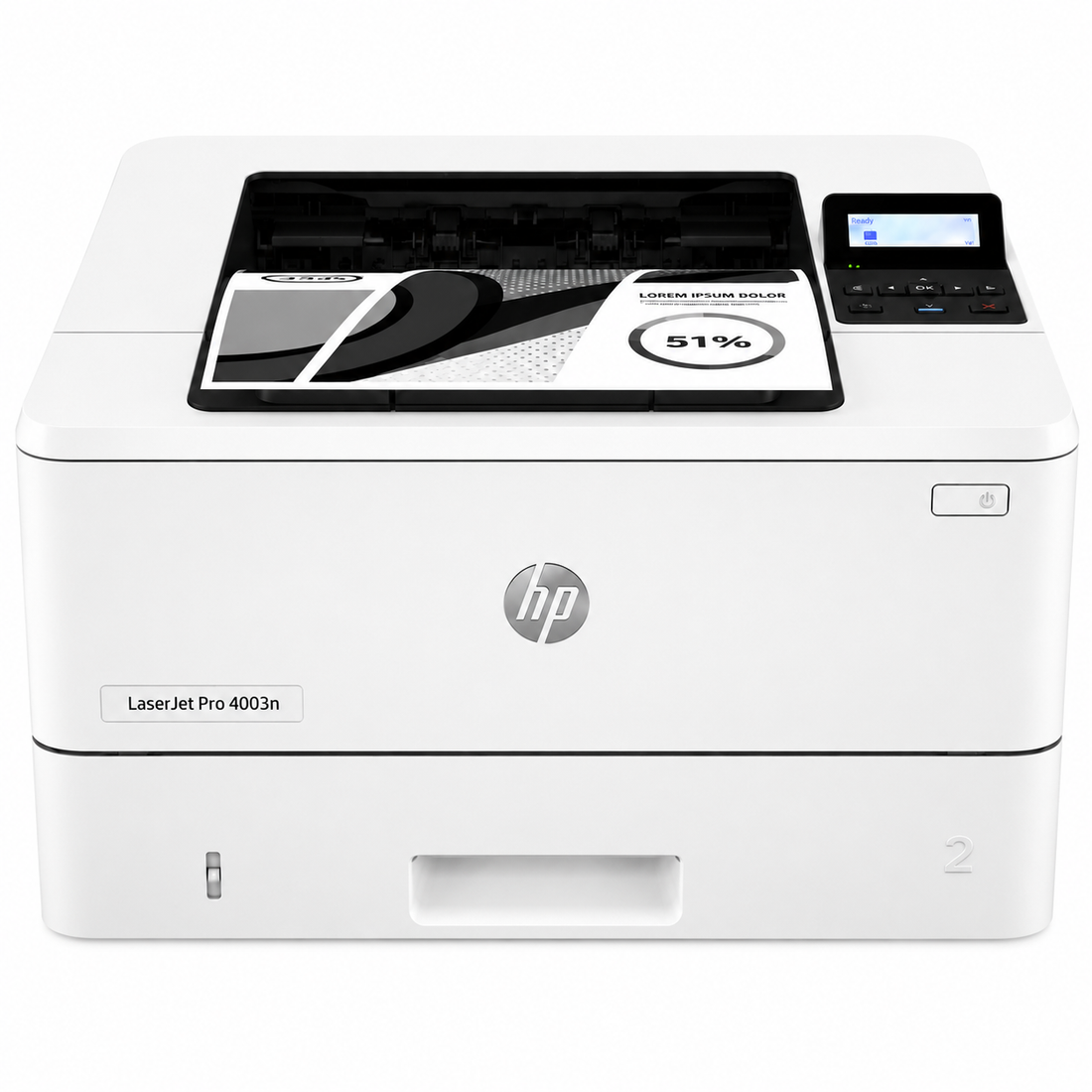 HP LaserJet Pro 4003n Monochrome Business Laser Printer with Ethernet Network Connectivity
