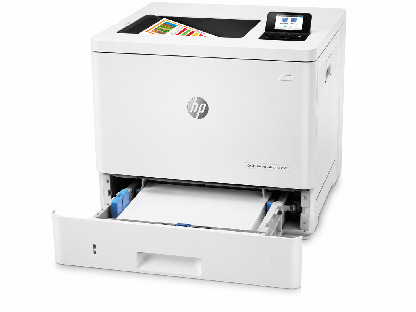 HP Color LaserJet Enterprise M554dn Business Color Laser Printer with Automatic Duplex Printing