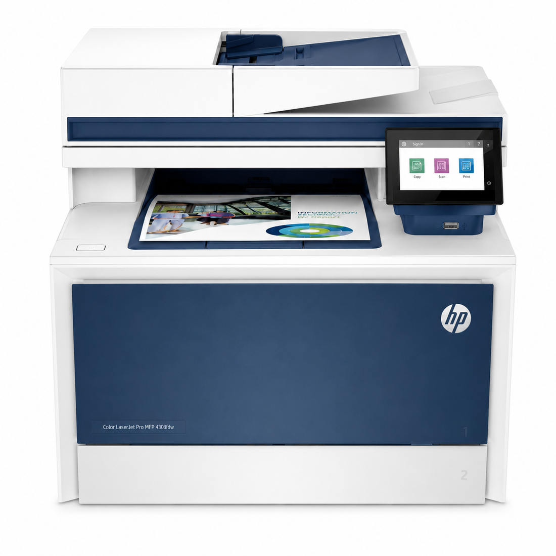 HP Color LaserJet Pro MFP 4303fdw Wireless Color Multifunction Laser Printer with Print Copy Scan Fax and Duplex Scanning