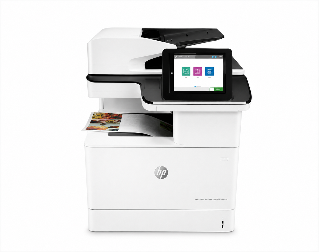 HP Color LaserJet Enterprise MFP M776dn A3 Color Multifunction Laser Printer with Touchscreen Display