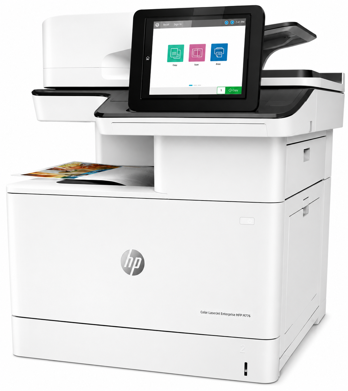 HP Color LaserJet Enterprise MFP M776dn A3 Color Multifunction Laser Printer with Touchscreen Display