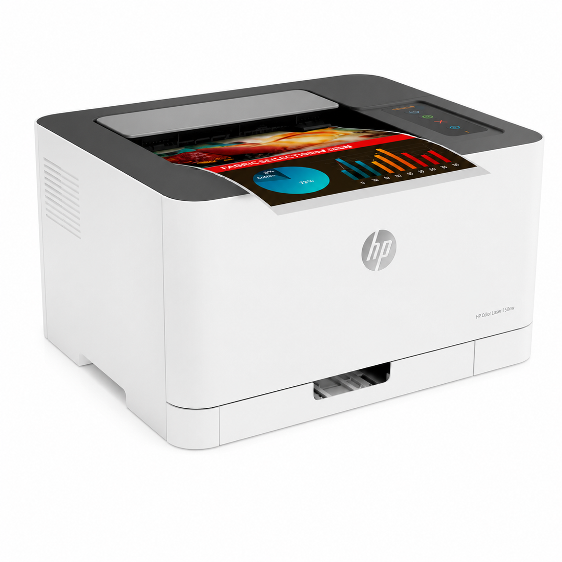 HP Color Laser 150nw Wireless Color Laser Printer with Wi-Fi Direct and Ethernet Connectivity
