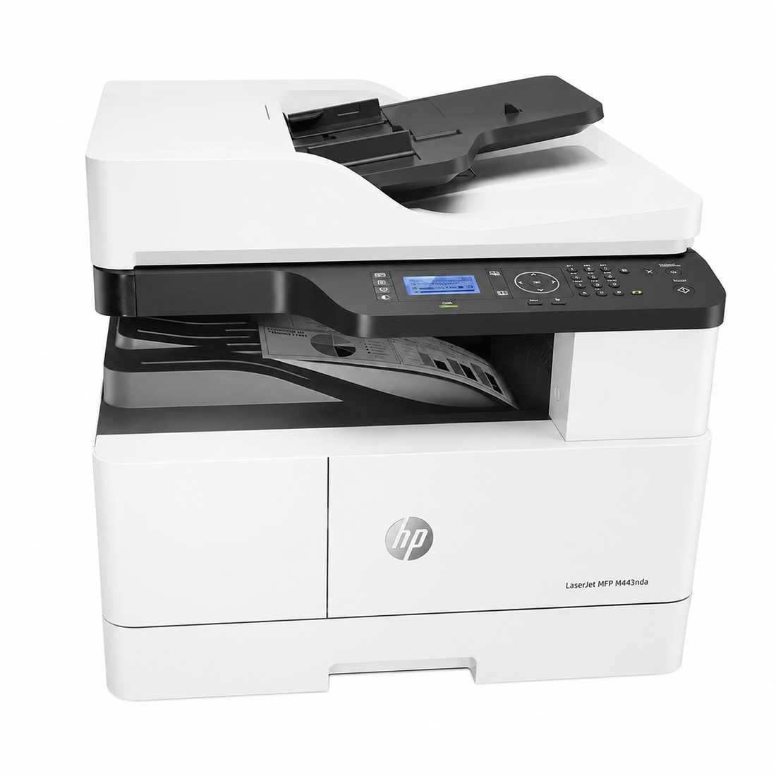 HP LaserJet MFP M443dn A3 Monochrome Multifunction Laser Printer with Duplex Printing and Network Connectivity