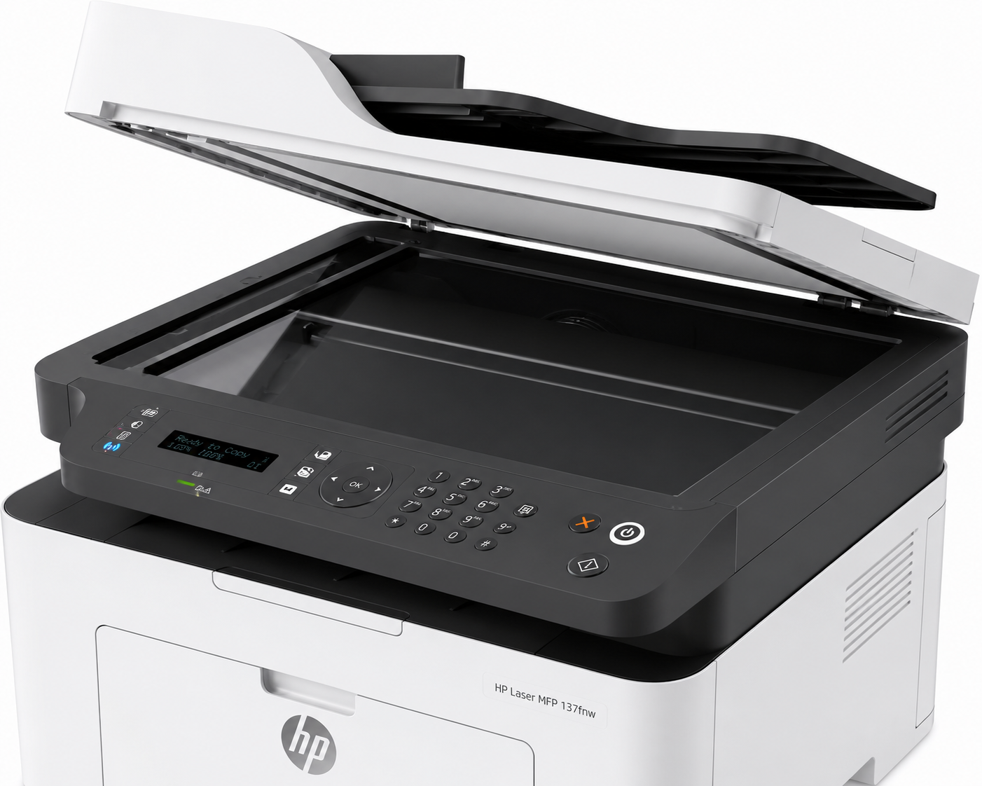 HP Laser MFP 137fnw Wireless Monochrome Multifunction Laser Printer with Print Copy Scan Fax Functions