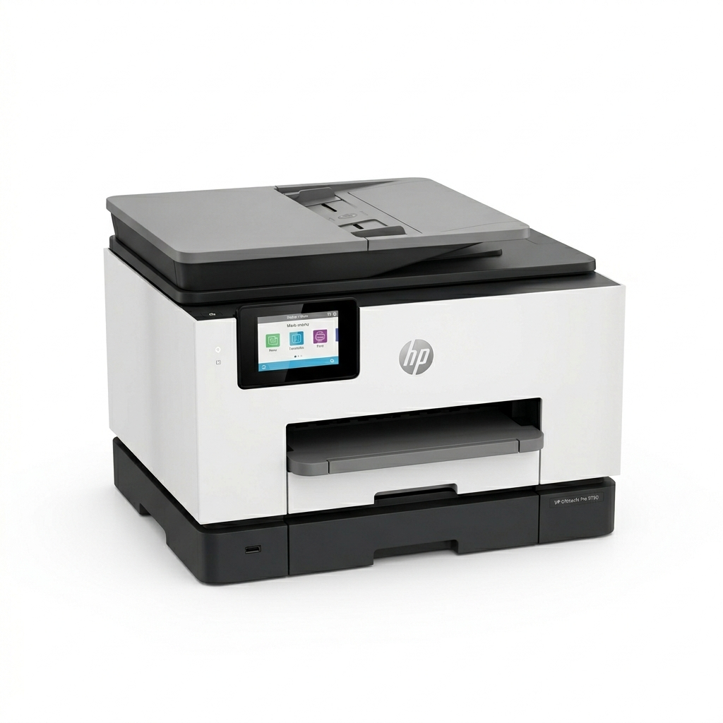 HP OfficeJet Pro 9730 Wide Format Wireless All-in-One Printer with A3 Printing, Color Touchscreen, Wi-Fi, Ethernet, and Mobile Printing Support