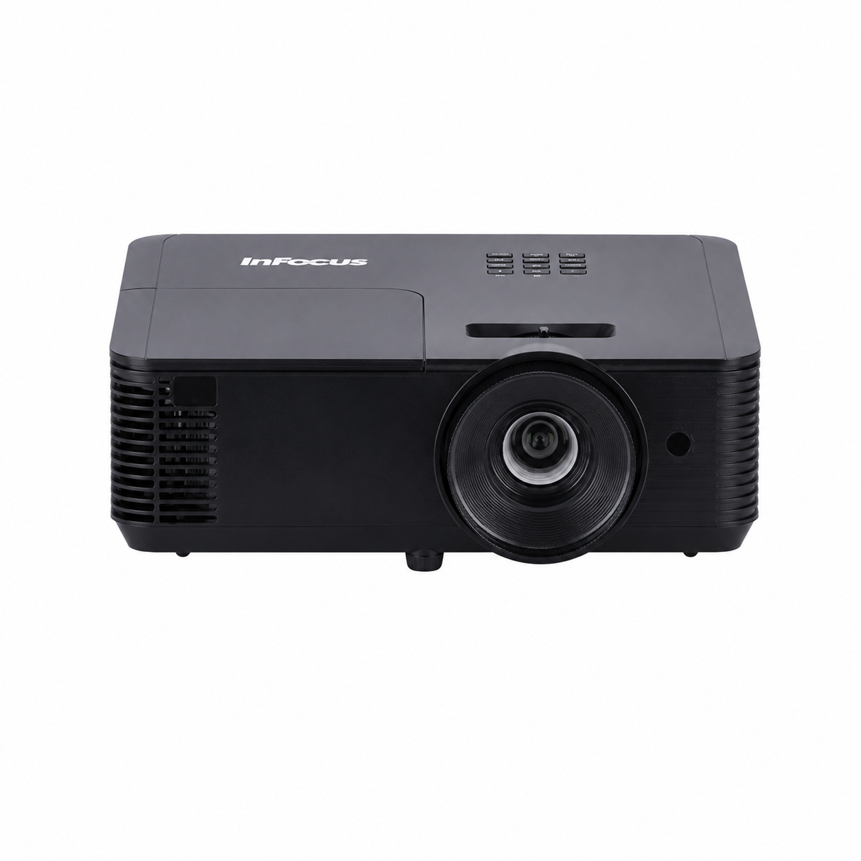 InFocus Genesis IN112BB black SVGA DLP projector front view