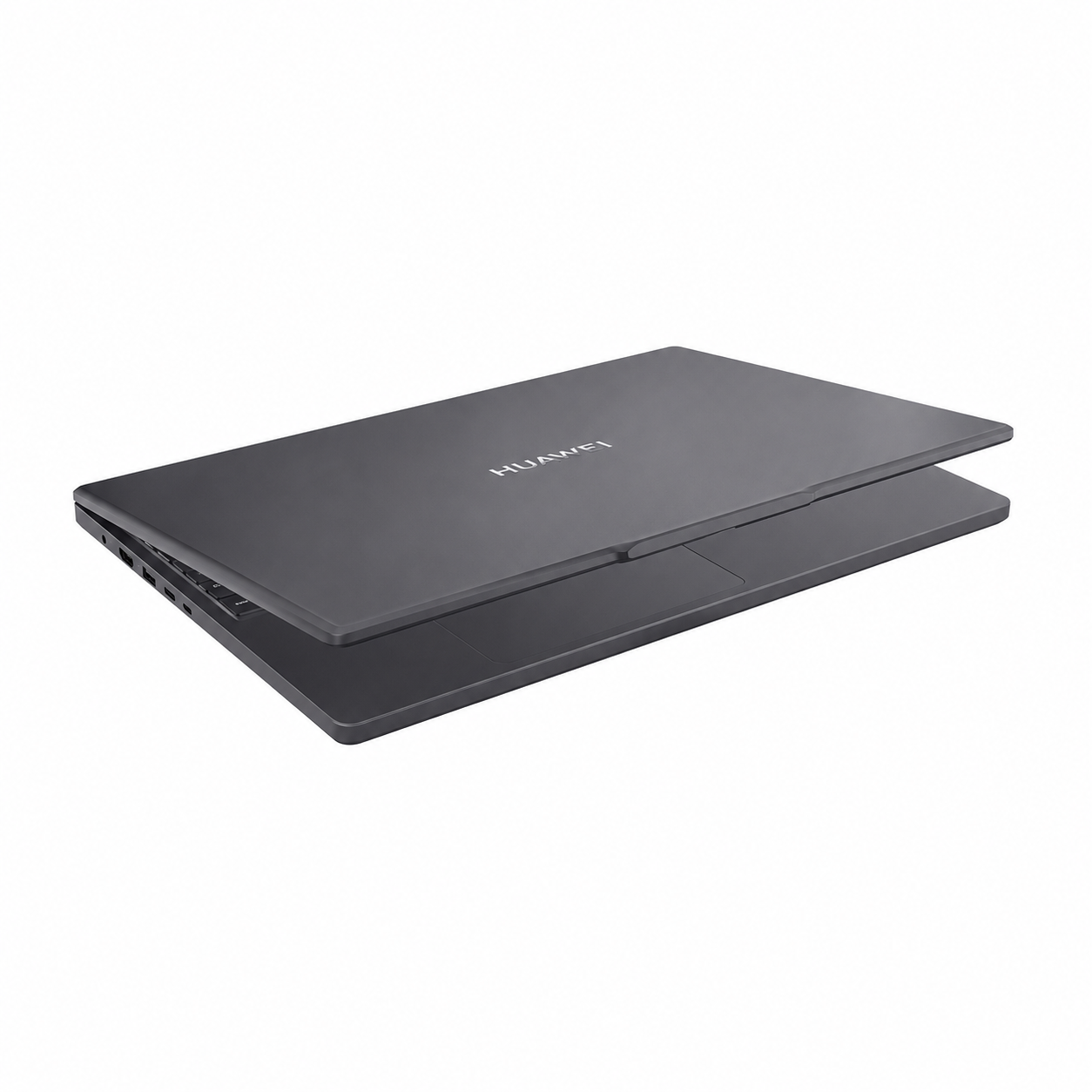 Lenovo IdeaPad Slim 3 15IRH8 Arctic Grey laptop in closed side view showing the slim chassis and Lenovo logo