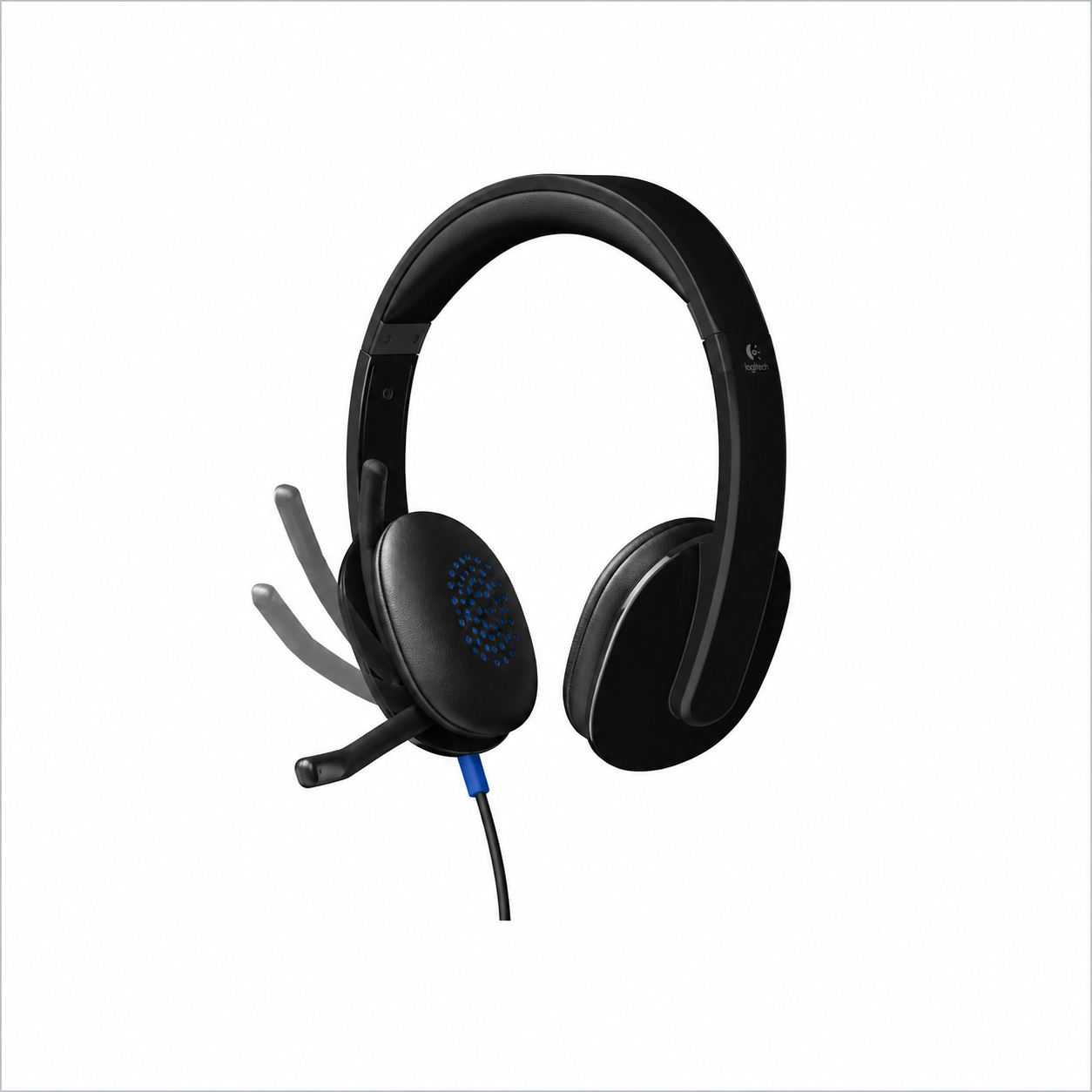 Logitech H540 USB Computer Headset with Noise-Cancelling Microphone