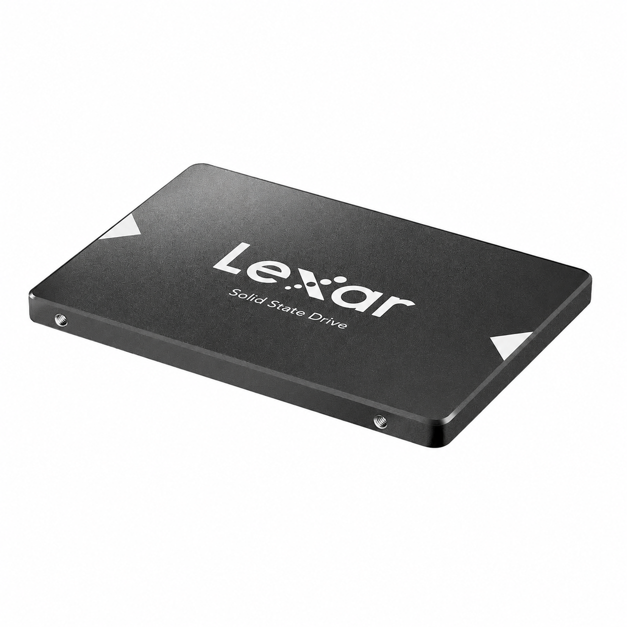 Lexar NS100 512GB 2.5-inch SATA SSD installed inside a compatible computer
