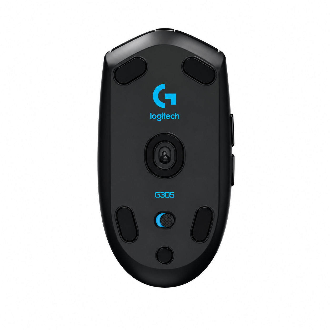 Logitech G305 LIGHTSPEED wireless gaming mouse showing HERO sensor performance and USB nano receiver