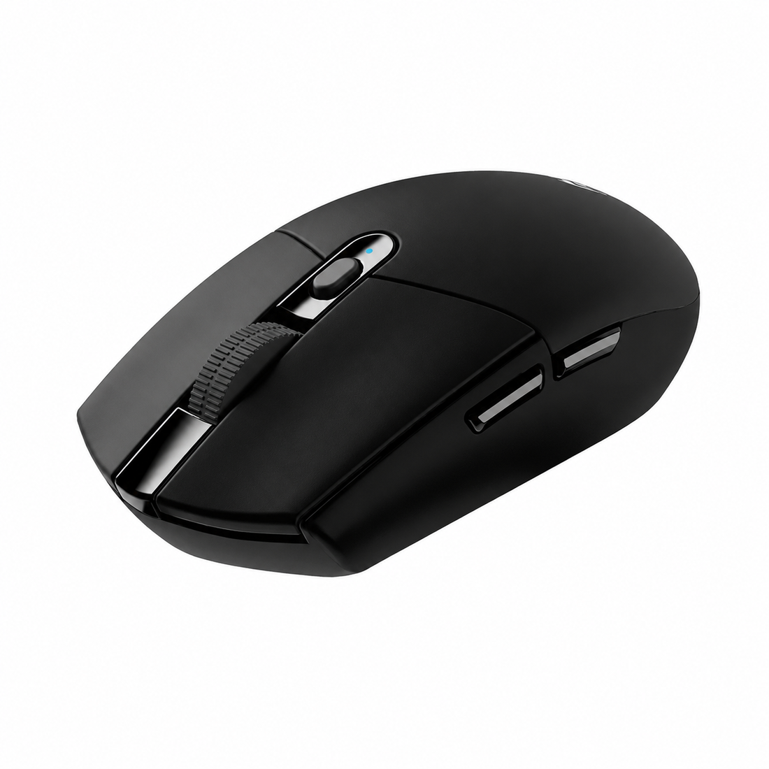 Logitech G305 LIGHTSPEED black wireless gaming mouse front view