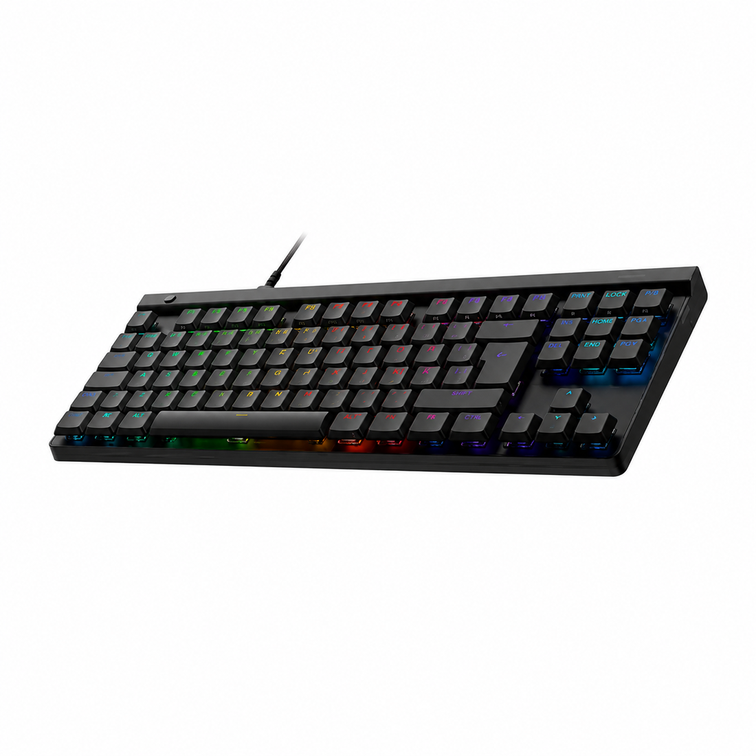 Logitech G515 TKL black wired low-profile gaming keyboard top view